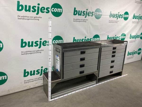 Aluca aluminium bedrijfswageninrichting gebruikt (nr 2291) - Afbeelding 3