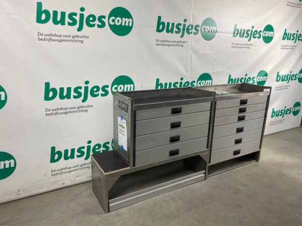 Aluca aluminium bedrijfswageninrichting gebruikt (nr 2291) - Afbeelding 4