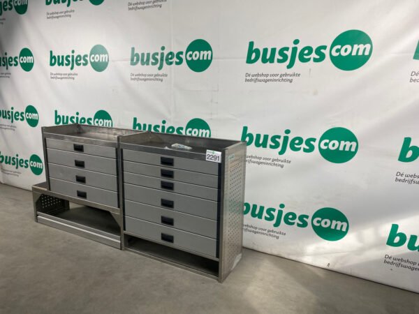 Aluca aluminium bedrijfswageninrichting gebruikt (nr 2291) - Afbeelding 5