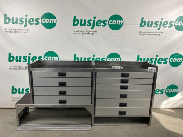 Aluca aluminium bedrijfswageninrichting gebruikt (nr 2291) - Afbeelding 6