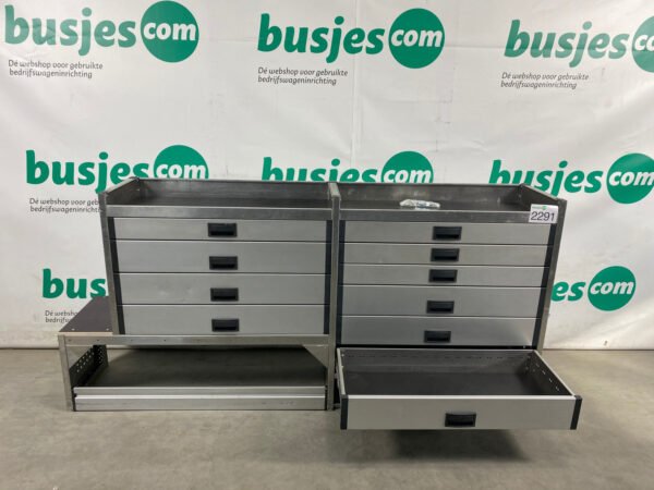 Aluca aluminium bedrijfswageninrichting gebruikt (nr 2291) - Afbeelding 7