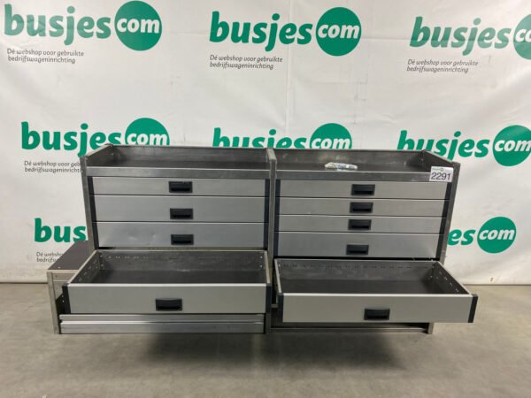 Aluca aluminium bedrijfswageninrichting gebruikt (nr 2291) - Afbeelding 8