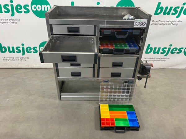 Aluca aluminium bedrijfswageninrichting gebruikt (nr 2292) - Afbeelding 10