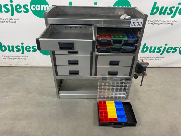 Aluca aluminium bedrijfswageninrichting gebruikt (nr 2292) - Afbeelding 11