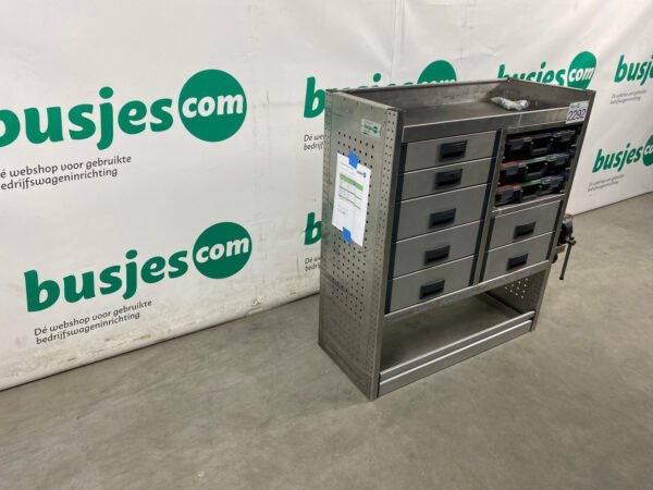 Aluca aluminium bedrijfswageninrichting gebruikt (nr 2292) - Afbeelding 4