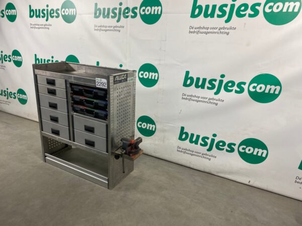 Aluca aluminium bedrijfswageninrichting gebruikt (nr 2292) - Afbeelding 5