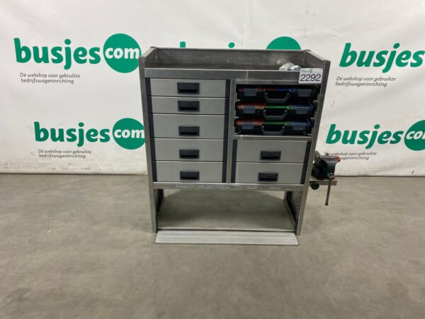 Aluca aluminium bedrijfswageninrichting gebruikt (nr 2292) - Afbeelding 6