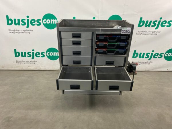 Aluca aluminium bedrijfswageninrichting gebruikt (nr 2292) - Afbeelding 7