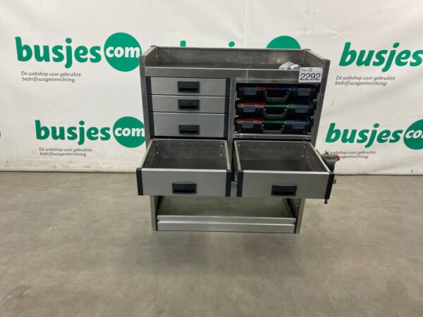Aluca aluminium bedrijfswageninrichting gebruikt (nr 2292) - Afbeelding 8