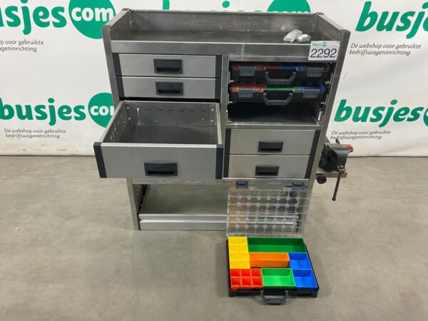Aluca aluminium bedrijfswageninrichting gebruikt (nr 2292) - Afbeelding 9