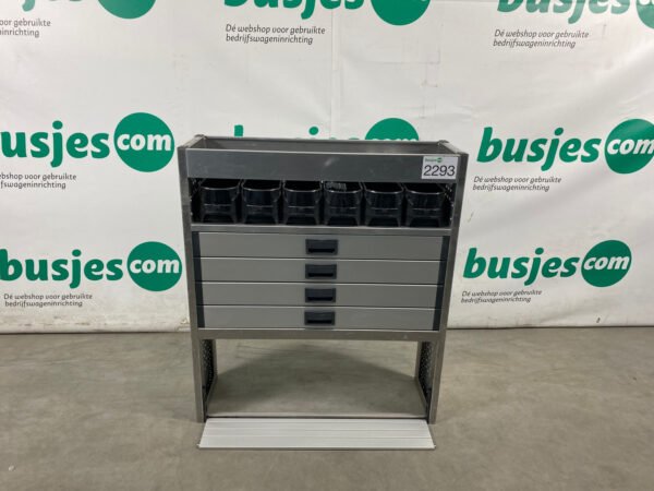 Aluca aluminium bedrijfswageninrichting gebruikt (nr 2293) - Afbeelding 6