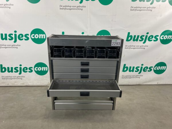 Aluca aluminium bedrijfswageninrichting gebruikt (nr 2293) - Afbeelding 7