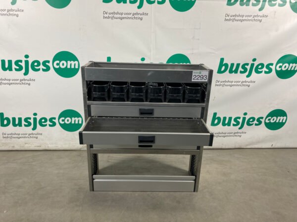 Aluca aluminium bedrijfswageninrichting gebruikt (nr 2293) - Afbeelding 9