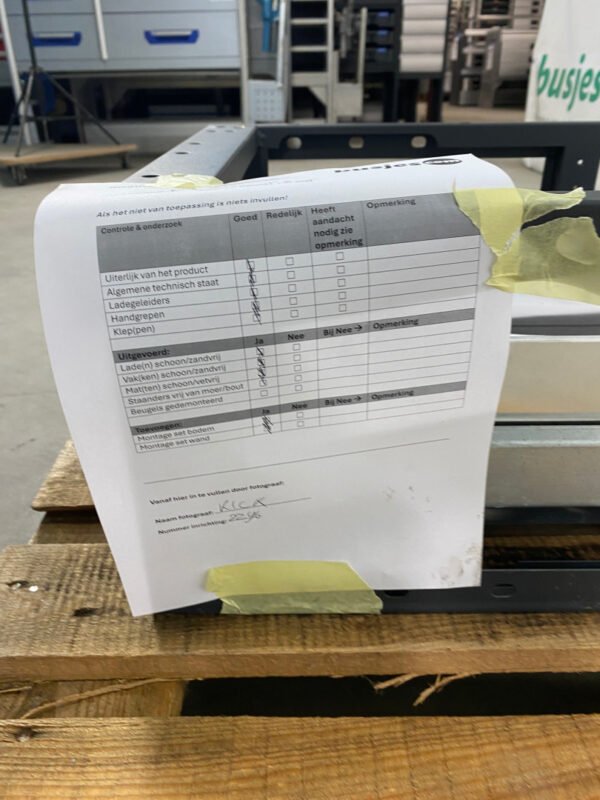 Bott Vario aluminium gebruikte bedrijfswagen inrichting (nr 2296) - Afbeelding 6