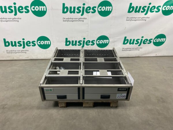 Aluca aluminium bedrijfswageninrichting gebruikt (nr 2298) - Afbeelding 2