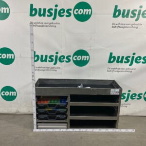 Aluca aluminium bedrijfswageninrichting gebruikt (nr 2299)