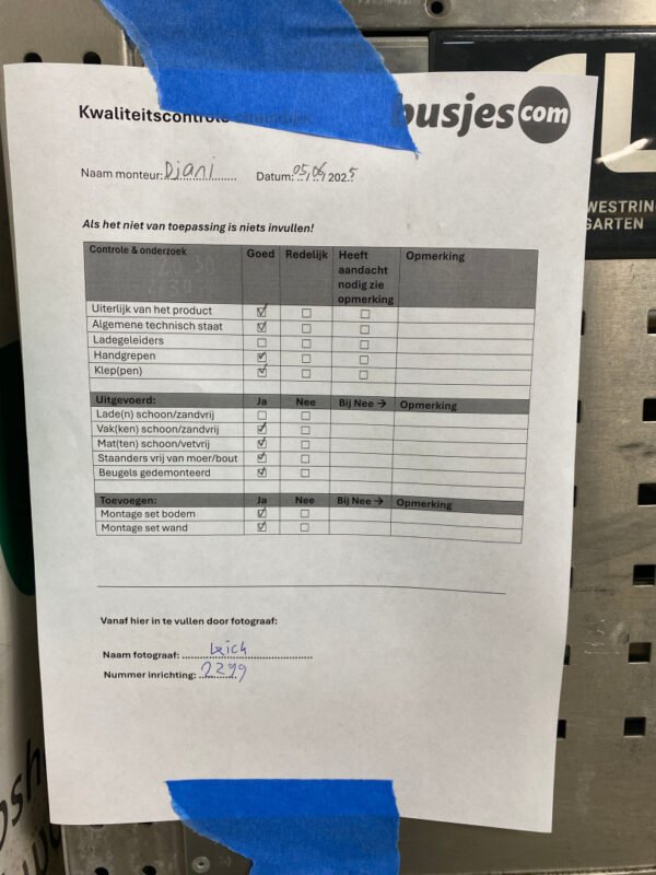 Aluca aluminium bedrijfswageninrichting gebruikt (nr 2299) - Afbeelding 10
