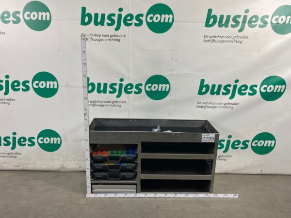 Aluca aluminium bedrijfswageninrichting gebruikt (nr 2299) - Afbeelding 2