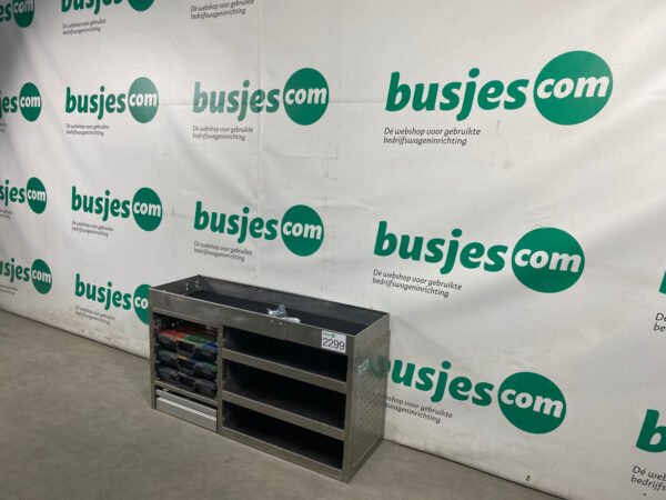 Aluca aluminium bedrijfswageninrichting gebruikt (nr 2299) - Afbeelding 5