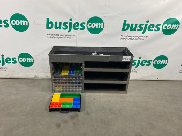 Aluca aluminium bedrijfswageninrichting gebruikt (nr 2299) - Afbeelding 7