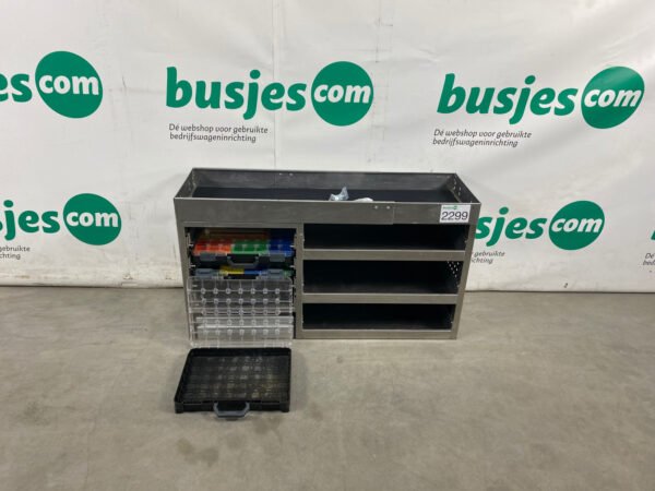 Aluca aluminium bedrijfswageninrichting gebruikt (nr 2299) - Afbeelding 9