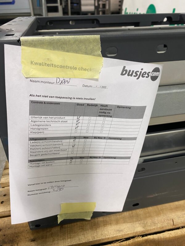 Bott Vario aluminium gebruikte bedrijfswagen inrichting (nr 2300) - Afbeelding 7