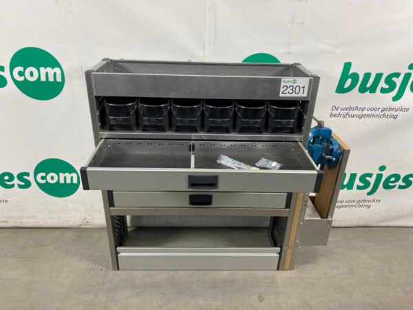 Aluca aluminium bedrijfswageninrichting gebruikt (nr 2301) - Afbeelding 10