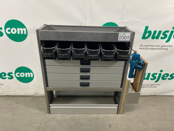 Aluca aluminium bedrijfswageninrichting gebruikt (nr 2301) - Afbeelding 11