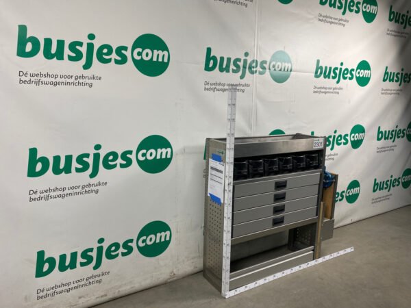 Aluca aluminium bedrijfswageninrichting gebruikt (nr 2301) - Afbeelding 3