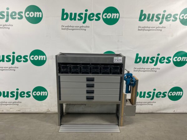 Aluca aluminium bedrijfswageninrichting gebruikt (nr 2301) - Afbeelding 6