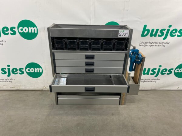 Aluca aluminium bedrijfswageninrichting gebruikt (nr 2301) - Afbeelding 7