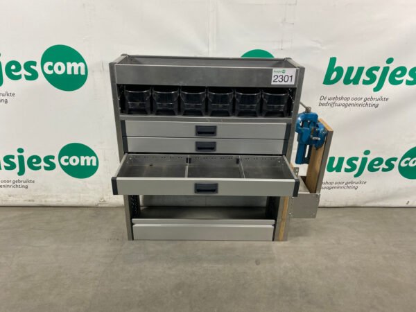 Aluca aluminium bedrijfswageninrichting gebruikt (nr 2301) - Afbeelding 8