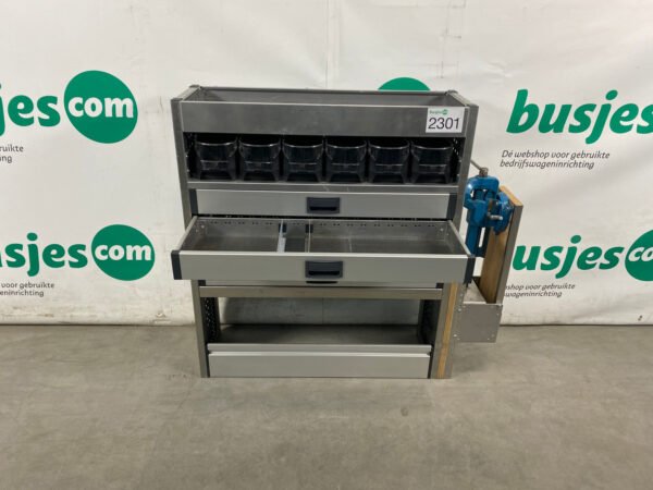 Aluca aluminium bedrijfswageninrichting gebruikt (nr 2301) - Afbeelding 9