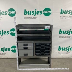Aluca aluminium bedrijfswageninrichting gebruikt (nr 2302)