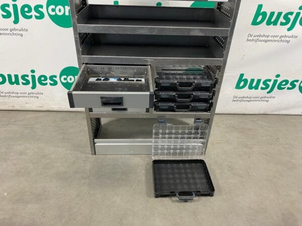 Aluca aluminium bedrijfswageninrichting gebruikt (nr 2302) - Afbeelding 10