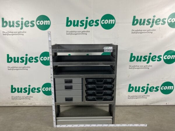 Aluca aluminium bedrijfswageninrichting gebruikt (nr 2302) - Afbeelding 2