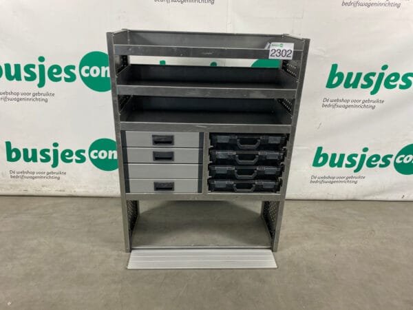 Aluca aluminium bedrijfswageninrichting gebruikt (nr 2302) - Afbeelding 6