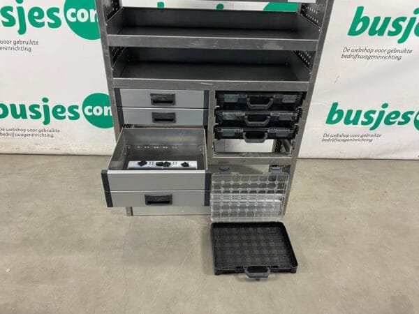 Aluca aluminium bedrijfswageninrichting gebruikt (nr 2302) - Afbeelding 7