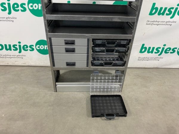 Aluca aluminium bedrijfswageninrichting gebruikt (nr 2302) - Afbeelding 8