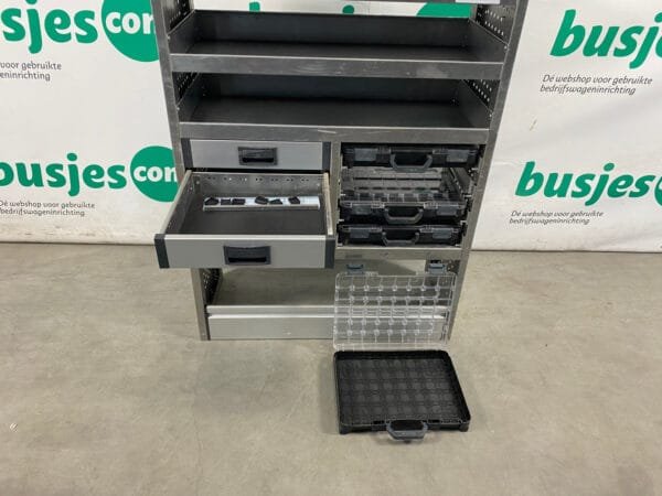 Aluca aluminium bedrijfswageninrichting gebruikt (nr 2302) - Afbeelding 9