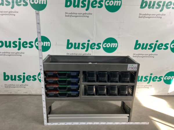 Aluca aluminium bedrijfswageninrichting gebruikt (nr 2303) - Afbeelding 2