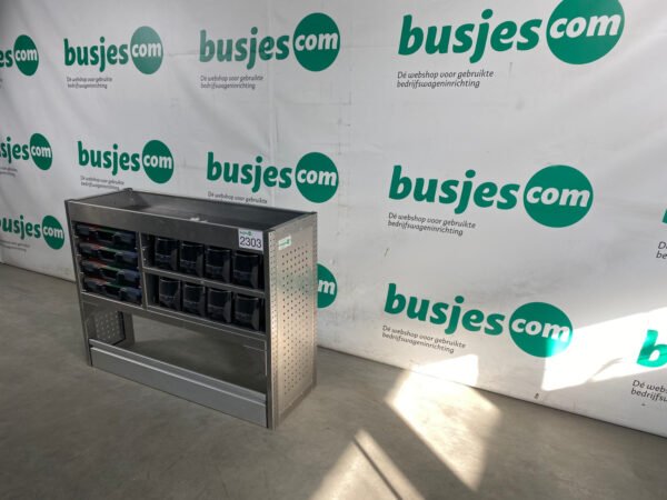 Aluca aluminium bedrijfswageninrichting gebruikt (nr 2303) - Afbeelding 5