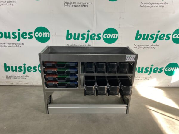 Aluca aluminium bedrijfswageninrichting gebruikt (nr 2303) - Afbeelding 7
