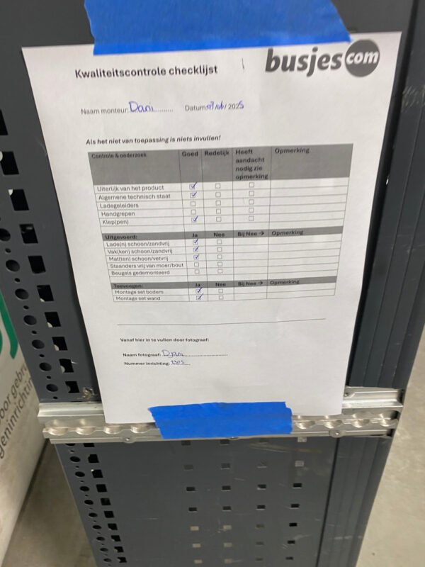 Bott Vario aluminium gebruikte bedrijfswagen inrichting (nr 2305) - Afbeelding 7