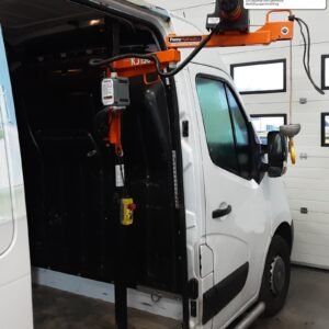 Gebruikte Penny kraan KJ150 (12V) – inclusief maatwerk pilaar Master