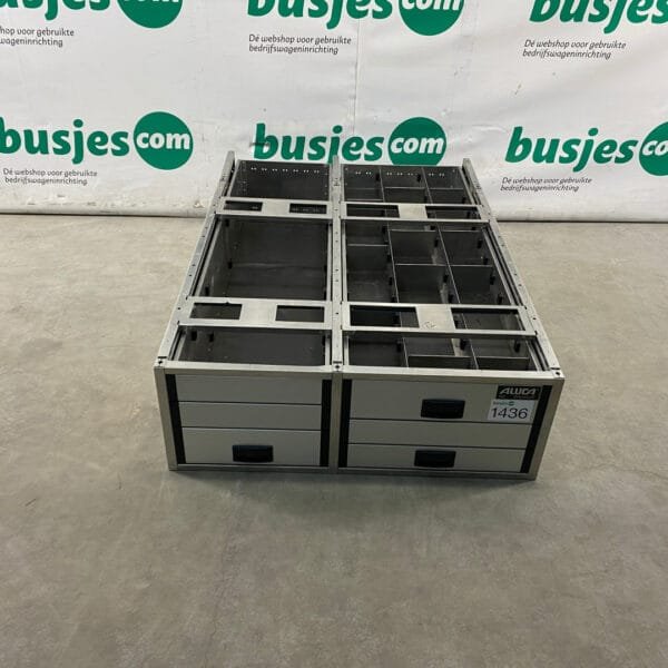 Aluca aluminium gebruikte bedrijfswageninrichting (nr 1436)