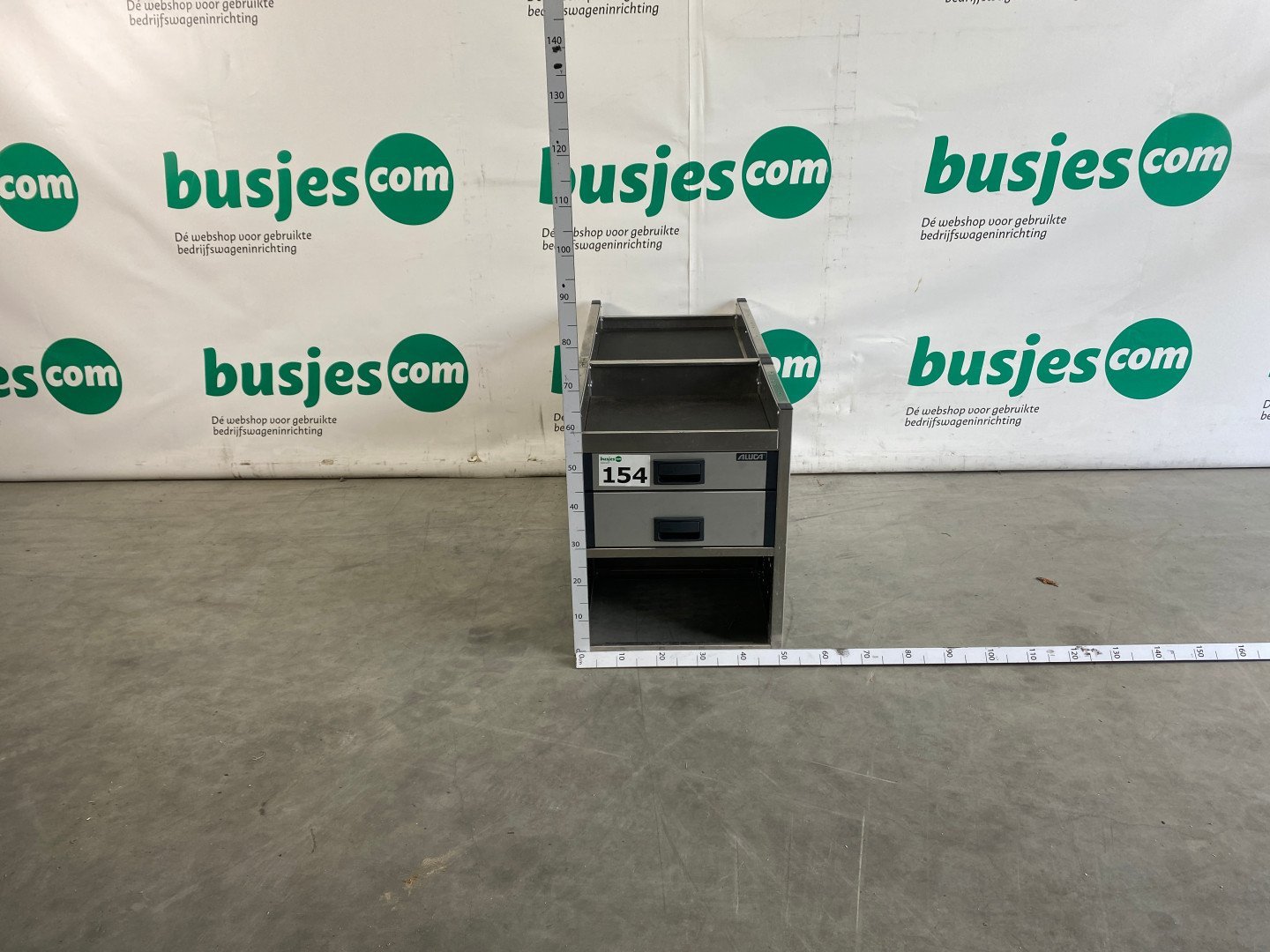 Aluca aluminium gebruikte bedrijfswageninrichting (nr 154) - Afbeelding 2